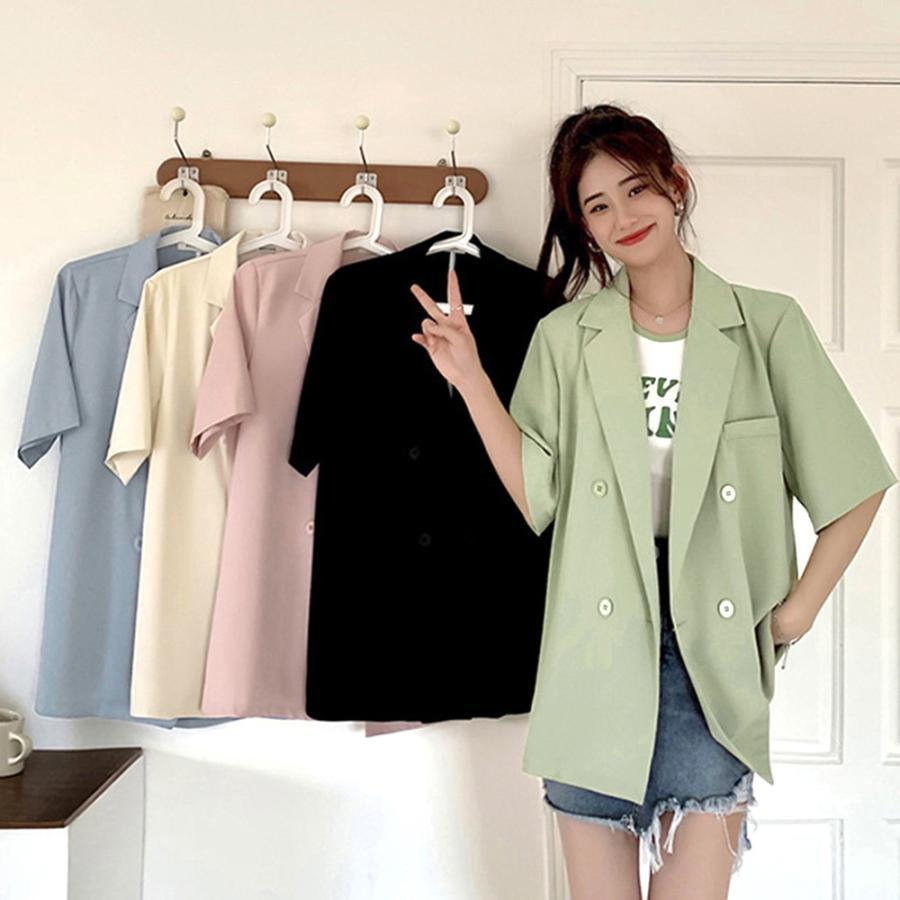 テーラードジャケット | 半袖テーラードジャケットオルチャン夏新作