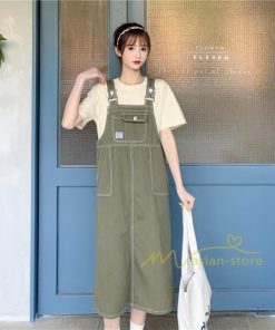 オーバーオール サロペット | サロペットスカート ロングスカート オーバーオール ジャンパースカート デニムスカート レディース キュート ゆったり カジュアル 着痩せ お出かけ シルエット