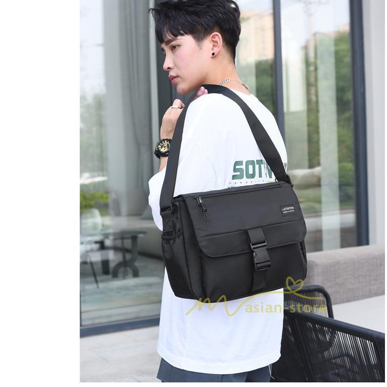 メンズバッグ | ショルダーバッグ メンズ 斜めがけ A4 かばん 2Wayバッグ メッセンジャーバッグ ナイロン 肩掛け 20代30代40代 上品 お出かけ 通勤通学 カジュアル トレンド