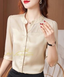 ｔシャツ・カットソー | Tシャツ レディース 7分袖 七分袖 カジュアル おしゃれ 女性用 シンプル 無地 ブラック ブラウス 通勤 フェミニン 20代30代40代50代 シフォンシャツ エレガント