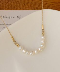 ネックレス | フェイクパールネックレスレディース可愛い