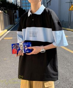 Tシャツ | ポロシャツ メンズ トップス シンプル メンズスタイル ポロ 夏新作 半袖 大きいサイズ 上品 カジュアルシャツ 英字 メンズファッよん 夏 カッコウイイ