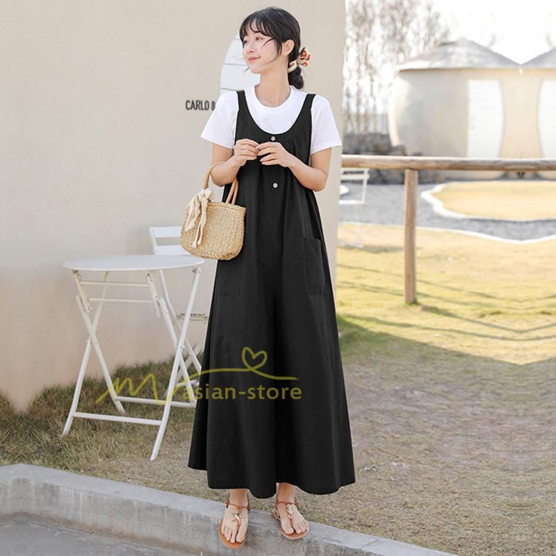 オーバーオール サロペット | サロペット レディース オールインワン 春夏 パンツ オーバーオール 秋冬 楽ちん ゆったり 無地 体型カバー カジュアル 気質 着痩せ ワイドパンツ 無地
