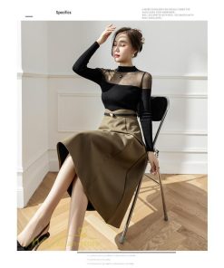 スカート | Aラインレディース 着痩せ 大人 カジュアル 秋冬コーデ 無地 40代 50代 大きいサイズ ひざ丈 膝丈 20代 ハイウエスト きれいめ 30代 大人