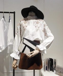 シャツ・ブラウス | 即日発送 シャツ ブラウスシャツ レディーストップス 刺繍シャツ フリル袖 40代 50代 花 長袖シャツ 春シャツ 夏秋 オフィス 大人 20代 通学 上品 30代 通勤