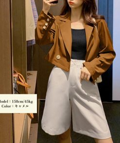 テーラードジャケット | ショート丈 テーラード ジャケット 長袖