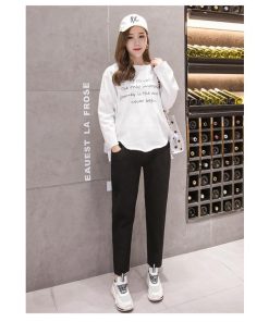 パンツ レギンス | マタニティパンツ 綿パンツ ママボトムス マタニティテーパードパンツ マタニティ服 アジャスター M L XL XXL ブラック カーキ ピンク ボト ホワイト ベージュ