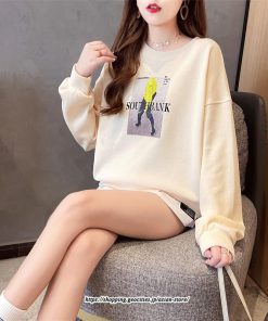 パーカー | トレーナー レディース おしゃれ スウェット 長袖 トップス 春 秋 大きいサイズ レイヤード風 韓国 ゆったり コットン 送料無料 丸首 クルーネック 綿 重ね着風