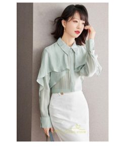 シャツ・ブラウス | ブラウス シャツ レディース 上品 ブラウス きれいめ 通勤 OL ビジネス ゆったり フリル シフォン 20代30代40代50代 2022新作 オフィス キレイめ おしゃれ 秋服