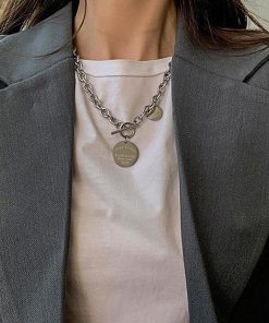 ネックレス | ペンダント太め チョーカー韓国