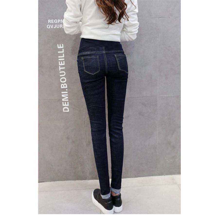 セール | マタニティデニムパンツ テーパードパンツ 産前産後 着痩せ 妊婦パンツ 妊娠パンツ デニムパンツ 調整できる 春 秋 無地 可愛い マタニティ ママ お腹包み