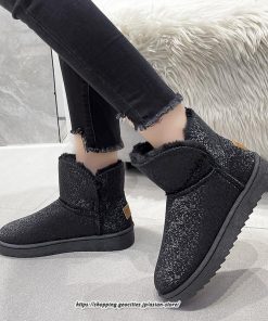 ブーツ | ムートンレディース 靴 スノーシューズ ショートもこもこ ボア シューズ 秋冬 あったか 歩きやすい 防寒 2022新作 シューズ