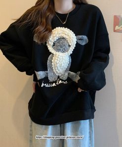 パーカー | トレーナー レディース スウェット 大きいサイズ 韓国 トップス 長袖 おしゃれ 無地 秋冬 送料無料 裏起毛 部屋着 防寒 ゆったり ルームウェア 厚手