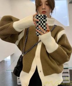 カーディガン | ニットドッキングニットレディース 2022秋冬 羽織り ニット アウター セーター 長袖 20代50代 秋ニット トップス