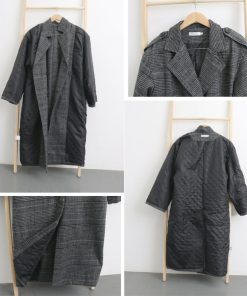 トレンチコート | チェスターコート グレンチェック 韓国
