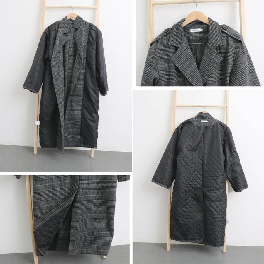 トレンチコート | チェスターコート グレンチェック 韓国
