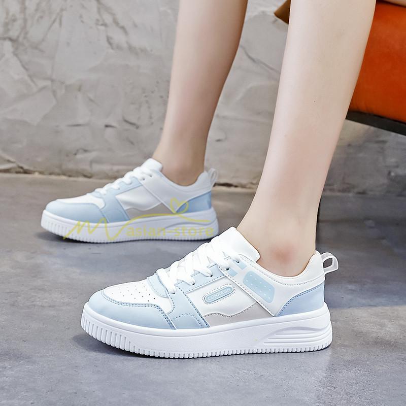 スニーカー | スニーカー レディース レディースシューズ ローカット 靴 フラットシューズ ぺたんこ ウォーキングシューズ Pu革 厚底スニーカー 厚底靴 美脚 歩きやすい