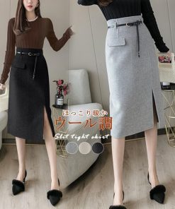 タイトスカート | ウールライク 韓国 秋冬