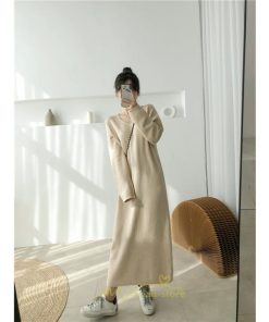 ニットワンピース | レディース 冬 きれいめ ニットフレア ロング おしゃれ 秋冬 長袖 送料無料 可愛い 萌え袖 上品 秋冬コーデ 20代30代40代50代 がーりー