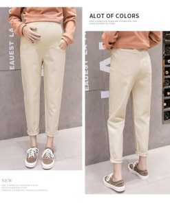 パンツ レギンス | マタニティパンツ 綿パンツ ママボトムス マタニティテーパードパンツ マタニティ服 アジャスター M L XL XXL ブラック カーキ ピンク ボト ホワイト ベージュ