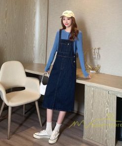 オーバーオール サロペット | デニムサロペットスカート レディース 40代 春夏 デニムワンピース レディス ボトムス ジャンバースカート カジュアル 無地 サロペット ストレート 着痩せ
