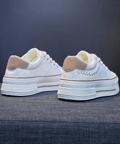 スニーカー | レディースシューズ レースアップ ローカット 厚底靴 履きやすい キャンバス カジュアルシューズ フラットシューズ