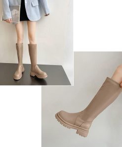 ニーハイブーツ | ロングブーツ 厚底ブーツ レディース韓国