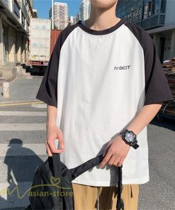 Tシャツ | 夏新作 メンズ Tシャツ 半袖 切り替え カジュアル シンプル カットソー 半袖トップス お出かけ クルーネック 日常感 メンズゆったり