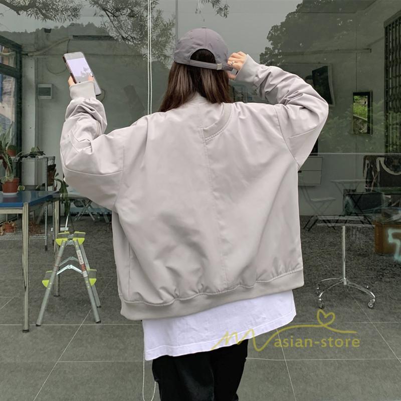 コート・ジャケット | スタジャン レディース ファッション 体型カバー 40代 30代 秋 アウター ジャケット ブルゾン カジュアル 上着 Oversize 長袖 羽織り ライトアウター