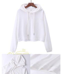 パーカー | 秋新作 長袖フード付き 秋冬 コーデ 薄手 ショート丈 6色 刺繍 シンプル 人気 おしゃれ スウェット プルオーバー 上品 トレーナー 秋物