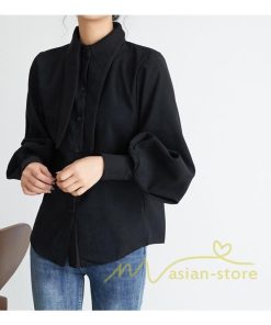 在庫ある | 短納期シフォンブラウスレディース パフスリーブシャツ ビジネスブラウストップス オフィスフォーマルシャツブラウス 薄手 春夏衣装 通学通勤 着痩せ OL 無地