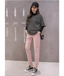 パンツ レギンス | マタニティパンツ 綿パンツ ママボトムス マタニティテーパードパンツ マタニティ服 アジャスター M L XL XXL ブラック カーキ ピンク ボト ホワイト ベージュ