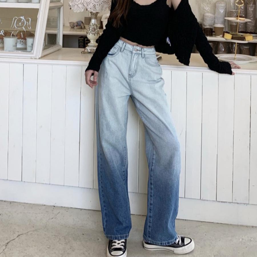 デニム | デニムパンツ レディース ストレートパンツ