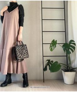 マキシ | ワンピース キャミワンピース レディース 秋 冬 Vネック  マーメイド マキシワンピ ロング デイリー おしゃれ 肩紐調節可 フリル 可愛い