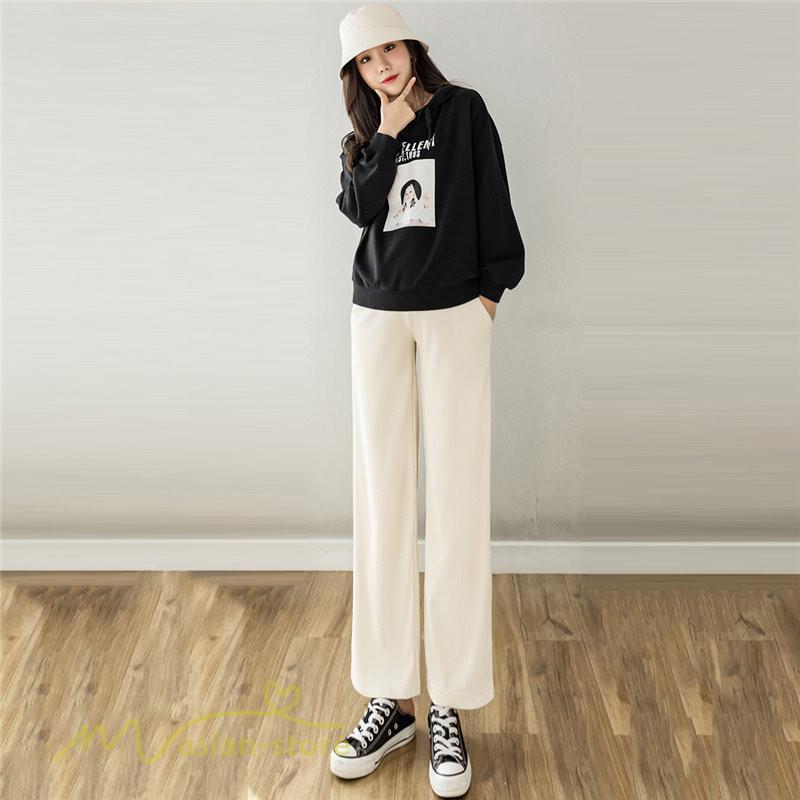 パンツ レギンス | マタニティパンツ ワイドパンツ レディース 着痩せ 上品 マタニティウェア 妊婦着 日常感 春 夏 秋 新作 産前 マタニティ 無地 ゆったり ウエスト調整 妊婦服