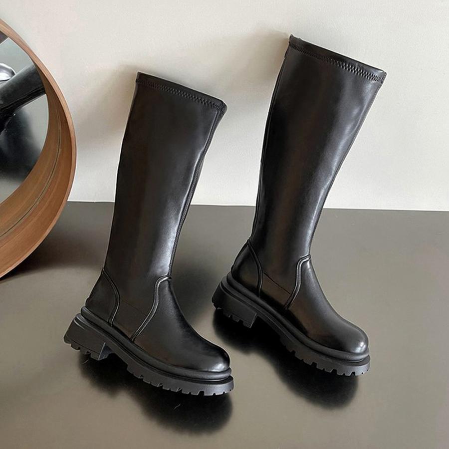 ニーハイブーツ | ロングブーツ 厚底ブーツ レディース韓国