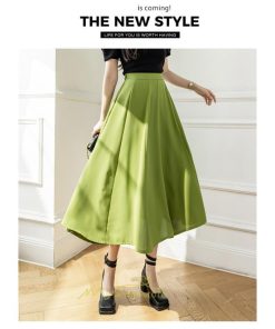 スカート | ロング丈 ボトムス レディース マキシ 上品 20代30代40代50代 カジュアル 通勤 通学 お出かけ 着痩せ 韓国風 エレガント 夏物 体系カバー 可愛い