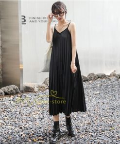 マキシ | プリーツワンピース ワンピース レディース マキシ丈 サロペット オールインワン キャミワンピース カジュアル 無地 20代30代40代 韓国ファッション 通勤通学