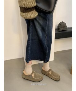 ローファー | モカシン レディース モカシンシューズ カジュアルシューズ 内ボア ファー シンプル ぺたんこ 秋 冬 柔らかい あったか 痛くない もふもふ 2022新作