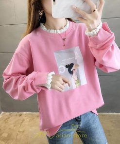 パーカー | トレーナー Tシャツ レディース 長袖 トップス 切り替え プルオーバー スポーツ カジュアル ゆったり 春 秋 お出かけ 通学 通勤 冬 可愛い スポーツ