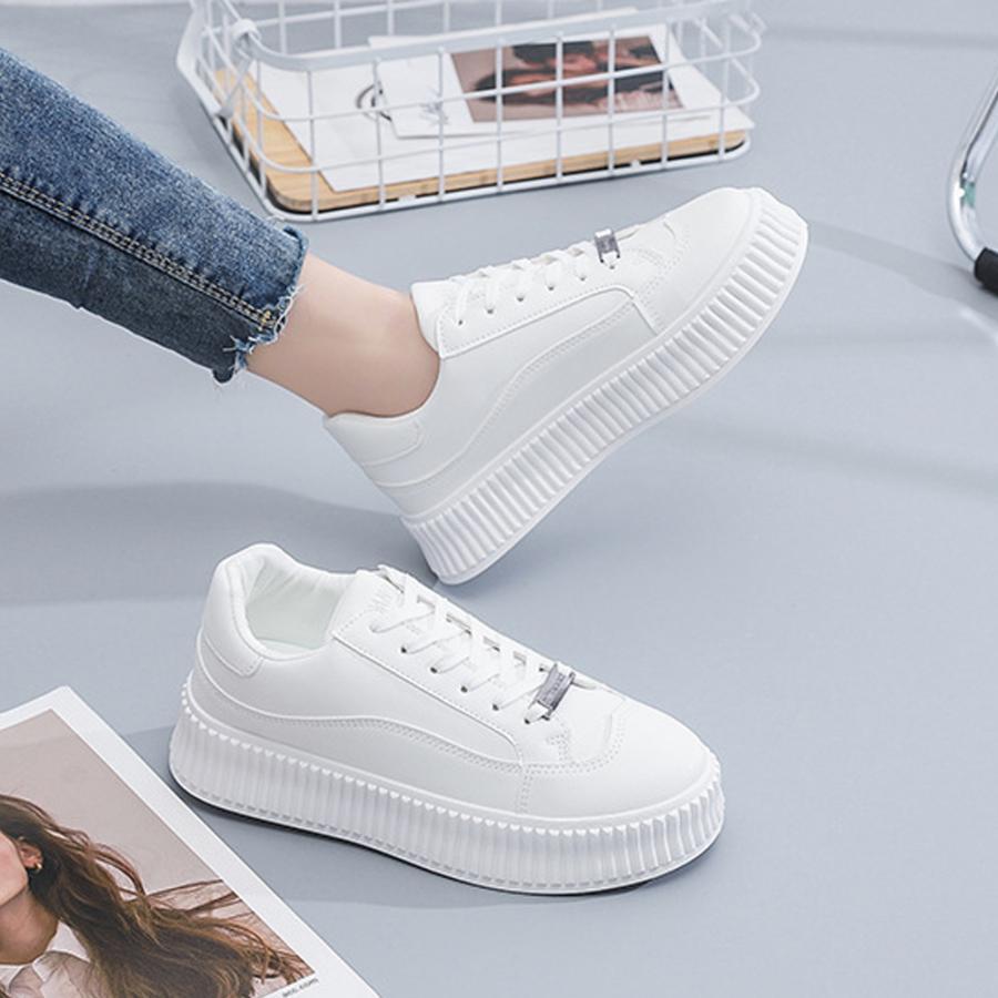シューズ | 厚底スニーカー レディース ローカット