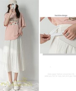 スカート | 妊婦マタニティウェア レディース 春 夏 秋 ゆったり Aライン カジュアル ママ 産前 送料無料 マタニティウエスト調整 裏地付き