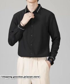 シャツ | 長袖メンズ ビジネス フォーマル オフィス 仕事 春 夏 秋 冬 カジュアル ビジネスシンプル 長袖 トップス 大きいサイズ メンズトップス