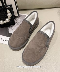 ローファー | モカシン レディース 軽量 靴 あったか シューズ 裏起毛 防寒 裏ポア カジュアル 冬 可愛い フラット 柔らかい 防寒対策