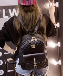 リュック | タッセル付き ミニおしゃれ マザーズキルティング デイバッグ レディース バックパック レザーリュックバッグ