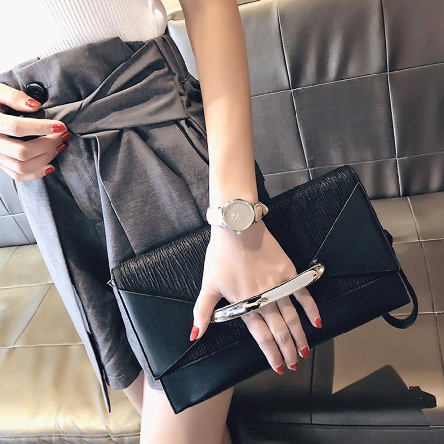 ショルダーバッグ | レディース パーティバッグ 肩掛け ハンドル付き レザーバッグ クラッチバッグ フォーマル