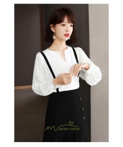 シャツ・ブラウス | ブラウス レディース シャツ 長袖 オフィス フォーマル スーツ インナー 白 シフォン ビジネス 着痩せ お仕事 通勤 高級感 上品 おしゃれ OL