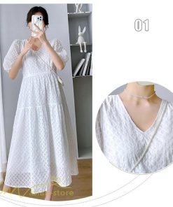 ワンピース | マタニティレディース 着痩せ 韓国風 夏新作 マタニティウェア 上品 カジュアル Vネック 産前産後 上品 サマーワンピース マタニティ ひざ下丈