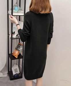 ニット・セーター | ニットチュニック 長袖 ニットトップス