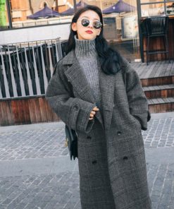 トレンチコート | チェスターコート グレンチェック 韓国